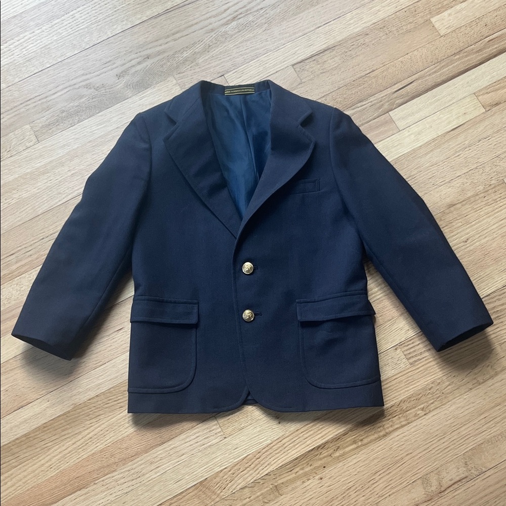 Navy Blue Blazer with Gold Buttons, 7